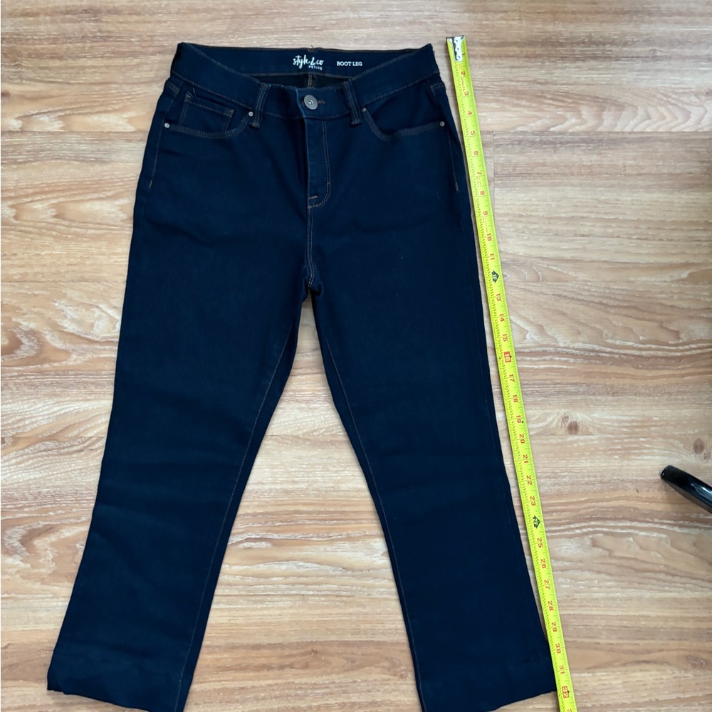 Style & Co. Women's Dark Blue Boot Cut Jeans